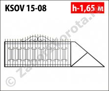 Ковано-сварные ворота Stalruz KSOV 15-08 Ковано-сварные ворота Stalruz KSOV 15-08