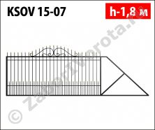 Ковано-сварные ворота Stalruz KSOV 15-07 Ковано-сварные ворота Stalruz KSOV 15-07