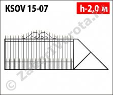 Ковано-сварные ворота Stalruz KSOV 15-07 Ковано-сварные ворота Stalruz KSOV 15-07