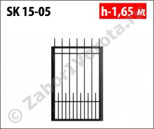 Калитка сварная Stalruz SK 15-05 Калитка сварная Stalruz SK 15-05