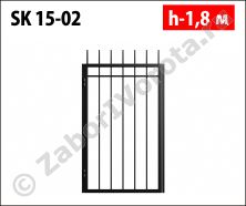 Калитка сварная Stalruz SK 15-02 Калитка сварная Stalruz SK 15-02