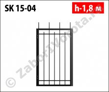 Калитка сварная Stalruz SK 15-04 Калитка сварная Stalruz SK 15-04