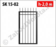 Калитка сварная Stalruz SK 15-02 Калитка сварная Stalruz SK 15-02
