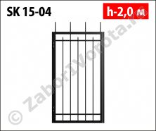 Калитка сварная Stalruz SK 15-04 Калитка сварная Stalruz SK 15-04
