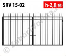 Ворота сварные Stalruz SRV 15-02 Ворота сварные Stalruz SRV 15-02