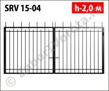 Ворота сварные Stalruz SRV 15-04 Ворота сварные Stalruz SRV 15-04